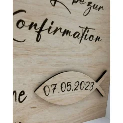 Konfirmation/ Geldgeschenk/ Taufe/Hochzeitsgeschenk /Geldgeschenk/Geburtstagsgeschenk/ holz /personalisiert