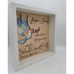 Konfirmation/ Geldgeschenk/ Taufe/Hochzeitsgeschenk /Geldgeschenk/Geburtstagsgeschenk/ holz /personalisiert