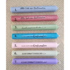 Konfirmation Geldgeschenk Konfirmationsgeschenk mit Kerzenhalter Fisch Geschenkset für Jungen und Mädchen Konfirmationsk