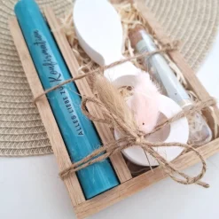 Konfirmation Geldgeschenk Konfirmationsgeschenk mit einem Fisch (Var 2) Kerzenhalter rund Geschenkset für Jungen Mädchen