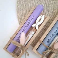 Konfirmation Geldgeschenk Konfirmationsgeschenk mit Fisch Reagenzglas Geschenkset für Jungen und Mädchen Konfirmationske