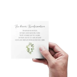 Konfirmation Geschenk für Mädchen, Halskette mit Anhänger, mit Karte und Geschenkbox