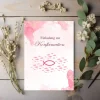 Konfirmationseinladungen 10er-Set in Rosa, rosa Konfirmationseinladungskarten, maritime Konfirmationseinladung