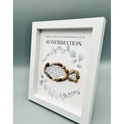 Konfirmationsgeschenk, personalisiertes Geschenk Konfirmation, Kommunion Wanddeko, Wandbild Konfirmation