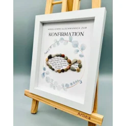 Konfirmationsgeschenk, personalisiertes Geschenk Konfirmation, Kommunion Wanddeko, Wandbild Konfirmation