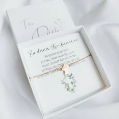 Konfirmationsgeschenk personalisiert, Geschenk zur Konfirmation Mädchen Jungen, Engel Armband mit Gravur Edelstahl
