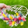 Kranz "beste Mama" mit bunten Trockenblumen, versch. Farben, Geschenk zum Muttertag, Muttertagsgeschenk