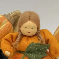 Kürbis - Jahreszeitentisch - Blumenmädchen  - Herbst