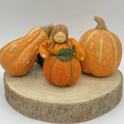 Kürbis - Jahreszeitentisch - Blumenmädchen  - Herbst