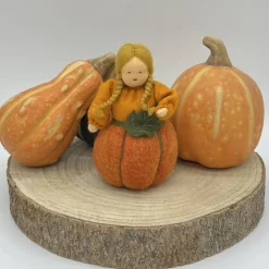 Kürbis - Jahreszeitentisch - Blumenmädchen  - Herbst