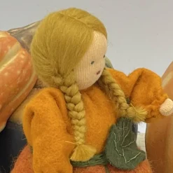 Kürbis - Jahreszeitentisch - Blumenmädchen  - Herbst