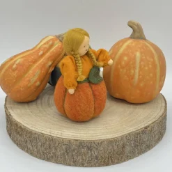 Kürbis - Jahreszeitentisch - Blumenmädchen  - Herbst