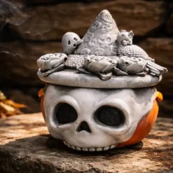 Kürbis Figur- Halloween - Dekoration - Handarbeit