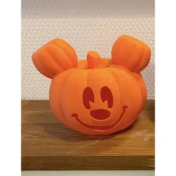 Kürbis leuchtend mit Mickey Maus Ohren  B.V.