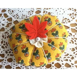 Kürbis Stoffkürbis Dekokürbis in schönen Herbstfarben genäht von Hobbyhaus