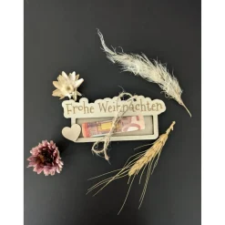 Kreative Geschenkverpackung aus Holz – Geldgeschenk für Weihnachten, Geburtstag, Taufe & mehr
