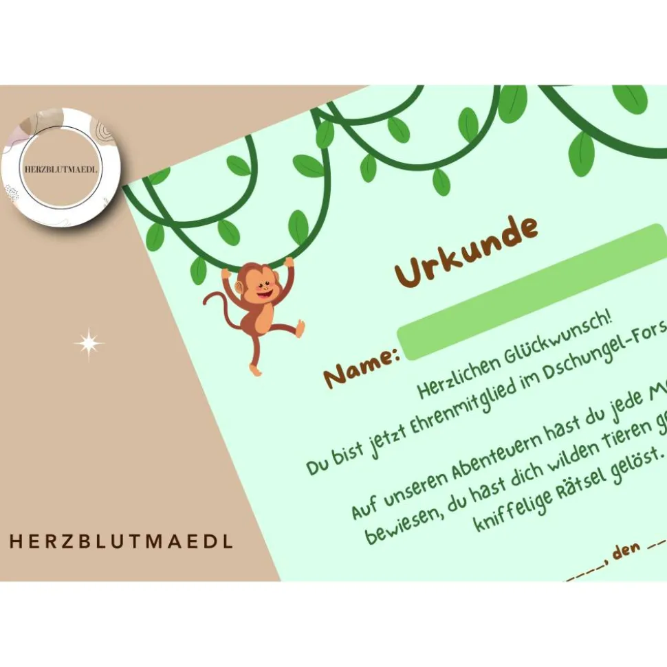 Kreative Kindergeburtstag Mitgebsel für eine unvergessliche Feier | Dschungelparty | Mitgebsel Kinderparty | kleine Gesc