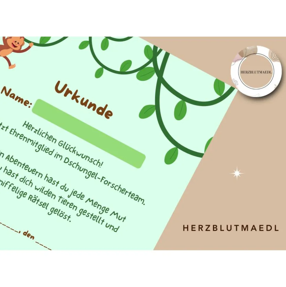 Kreative Kindergeburtstag Mitgebsel für eine unvergessliche Feier | Dschungelparty | Mitgebsel Kinderparty | kleine Gesc