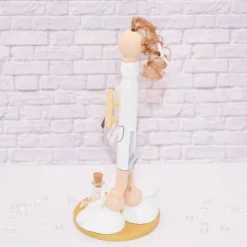 Kreatives Geldgeschenk für Chemieliebhaber – Handgemachte Holzfigur Laborant