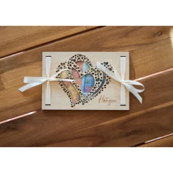 Kreatives Geldgeschenk Hochzeit & Geburtstag – Herzmotiv Geldverpackung als Geschenkidee, Reise, Geburt