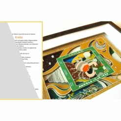 Krebs Sternzeichen geschenk geburtstag personalisiert mit Name Geburtsdatum Text 3D Bild gerahmt pop art personalisiertes geburtstagsgeschenkgeschenk