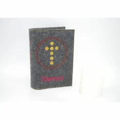 Kreuz im Kreis Hoffnung Gebetbuch Hülle Geschenk Kommunion Firmung Rosenkranz religiös personalisier