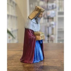 Krippenfigur aus Keramik - König - Weihnachtsdekoration