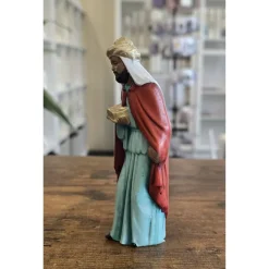 Krippenfigur aus Keramik - König - Weihnachtsdekoration