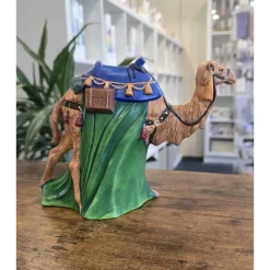 Krippenfiguren aus Keramik - Kamel - Stall - Weihnachtsdekoration