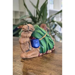 Krippenfiguren aus Keramik - Kamel - Stall - Weihnachtsdekoration