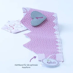 Krone für den Kindergeburtstag, Geburtstagskrone mit Herz-Button, Kindergeburtstagskrone, Krone rosa Geburtstag