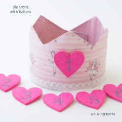 Krone für den Kindergeburtstag, Kindergeburtstagskrone, Geburtstagskrone mit Zahlen, Feen Krone Geburtstag