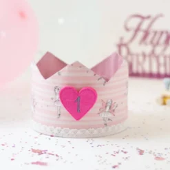 Krone für den Kindergeburtstag, Kindergeburtstagskrone, Geburtstagskrone mit Zahlen, Feen Krone Geburtstag