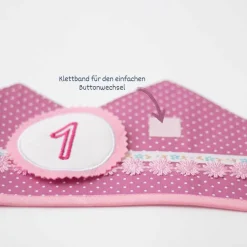 Krone für den Kindergeburtstag, Geburtstagskrone mit Zahlen, Krone mit Zahlen, Erster Geburtstag, Geschenk