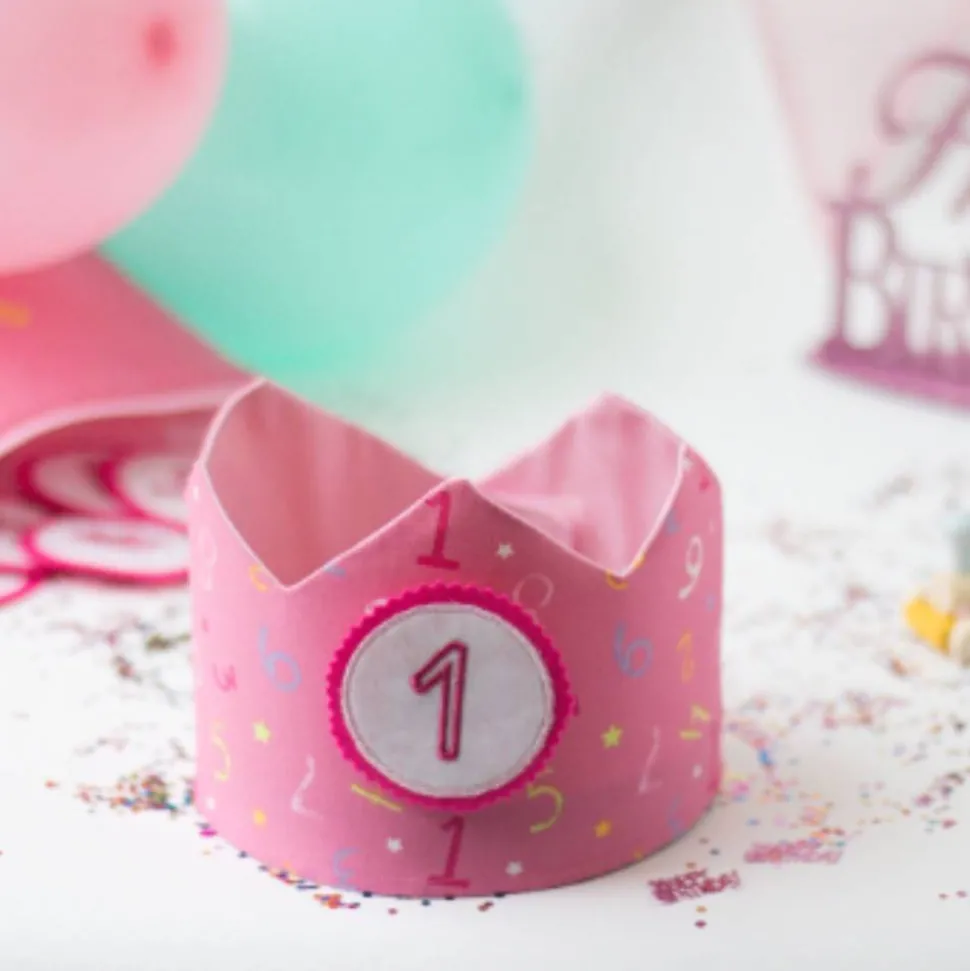 Krone für Kindergeburtstag, Geburtstagskrone, Kinderkrone, DIY Krone, Geburtstag, Geburtstagskrone Mädchen