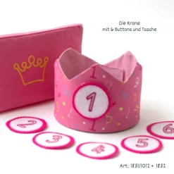 Krone für Kindergeburtstag, Geburtstagskrone, Kinderkrone, DIY Krone, Geburtstag, Geburtstagskrone Mädchen