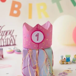 Krone für Kindergeburtstag, Geburtstagskrone, Kinderkrone, DIY Krone, Geburtstag, Geburtstagskrone Mädchen