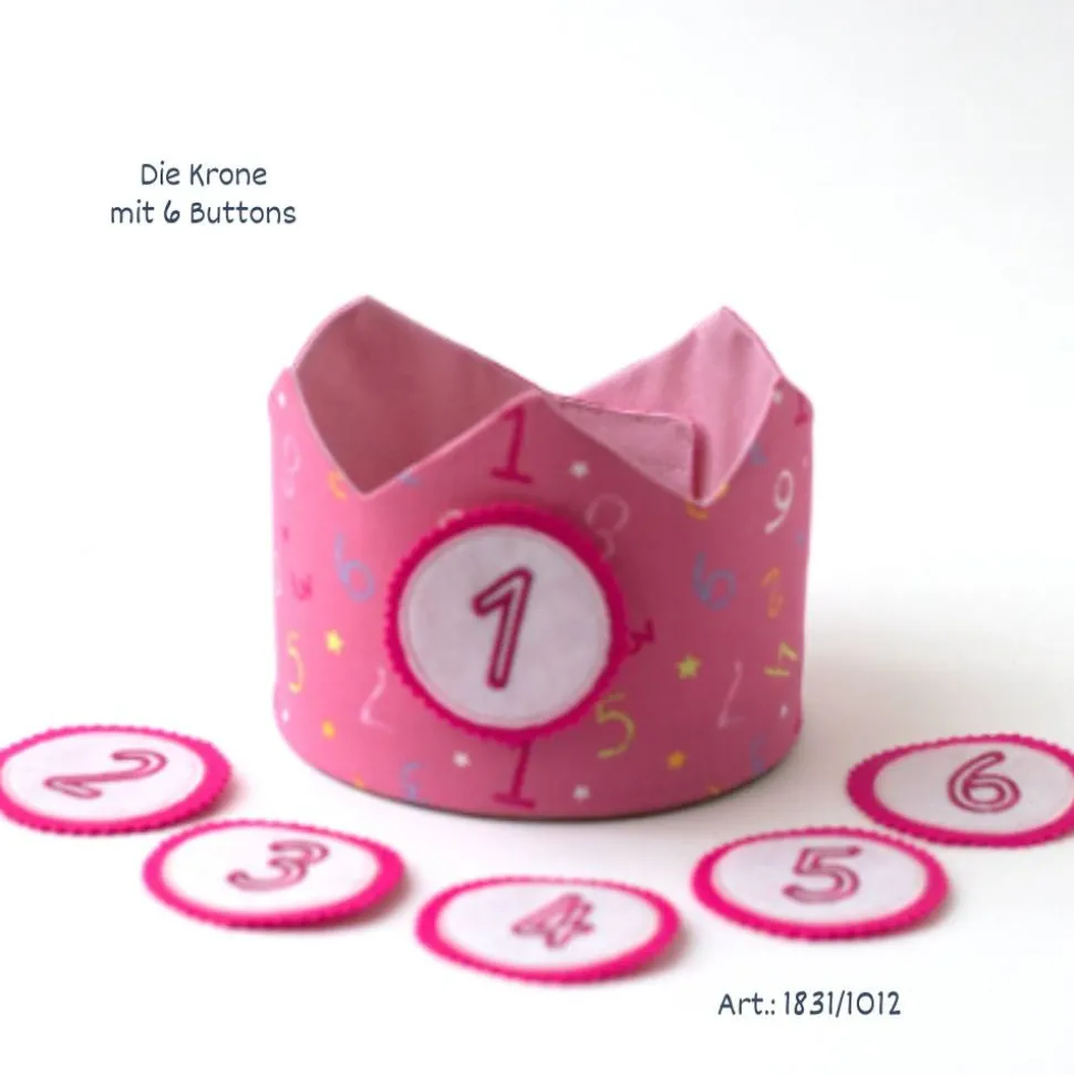 Krone für Kindergeburtstag, Geburtstagskrone, Kinderkrone, DIY Krone, Geburtstag, Geburtstagskrone Mädchen