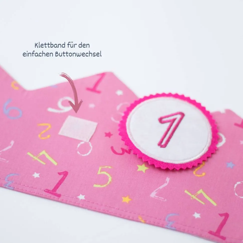 Krone für Kindergeburtstag, Geburtstagskrone, Kinderkrone, DIY Krone, Geburtstag, Geburtstagskrone Mädchen