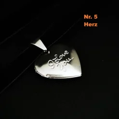 Kropfband mit Medaillon, Dirndlkette, Edelstahl, Auswahl