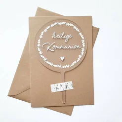 Kuchenstecker aus Acryl I Cake Topper I Kommunion I Kuchendeko