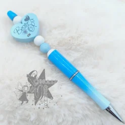 Kugelschreiber in blau / weiß - Bester Opa  - Motivherz -   incl. Ersatzmine