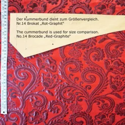 KUMMERBUND in verschiedenen Stoffen: Samt Seidensamt Seide Wolle Brokat