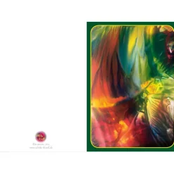 Kunst–Doppelkarte - „Lichtreflexe“ - bewusst ohne Textvorgabe - Design Ulrike Kröll.