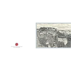 Kunst–Doppelkarte - „Roussillion – Provence“ – bewusst ohne Textvorgabe - Design Ulrike Kröll