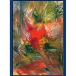 Kunst–Doppelkarte - „Vom Winde verweht“ - bewusst ohne Textvorgabe - Design  Ulrike Kröll.