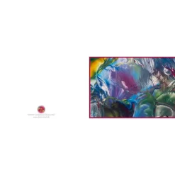 Kunst–Doppelkarte - „Zauberwald 3“ - bewusst ohne Textvorgabe - Design  Ulrike Kröll.