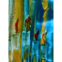 Kunst–Postkarte - „Stimmungsvolle Weihnacht“ – Design  Ulrike Kröll