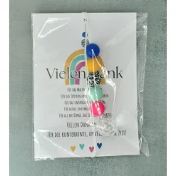 kunterbuntes Abschiedsgeschenk Kindergarten, Dankeschön Erzieherin, Sonnenfänger, Abschiedsgeschenk