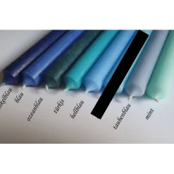 kurze Stabkerzen 10cm lang - 22mm Durchmesser farbig | Geburtstagskerzen